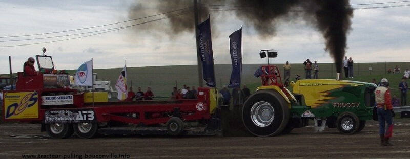 Froggy au tracteur pulling de Bouconville 2010